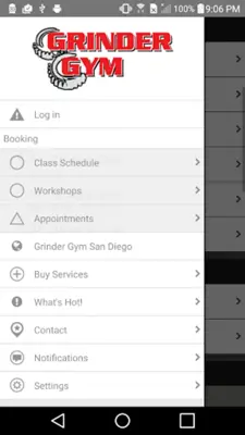 Grinder Gym android App screenshot 1